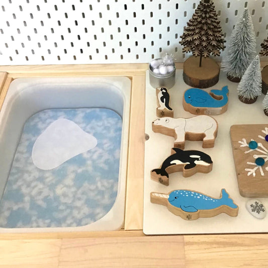 Iceberg Play Mat - MADE TO ORDER - Sand Reverse