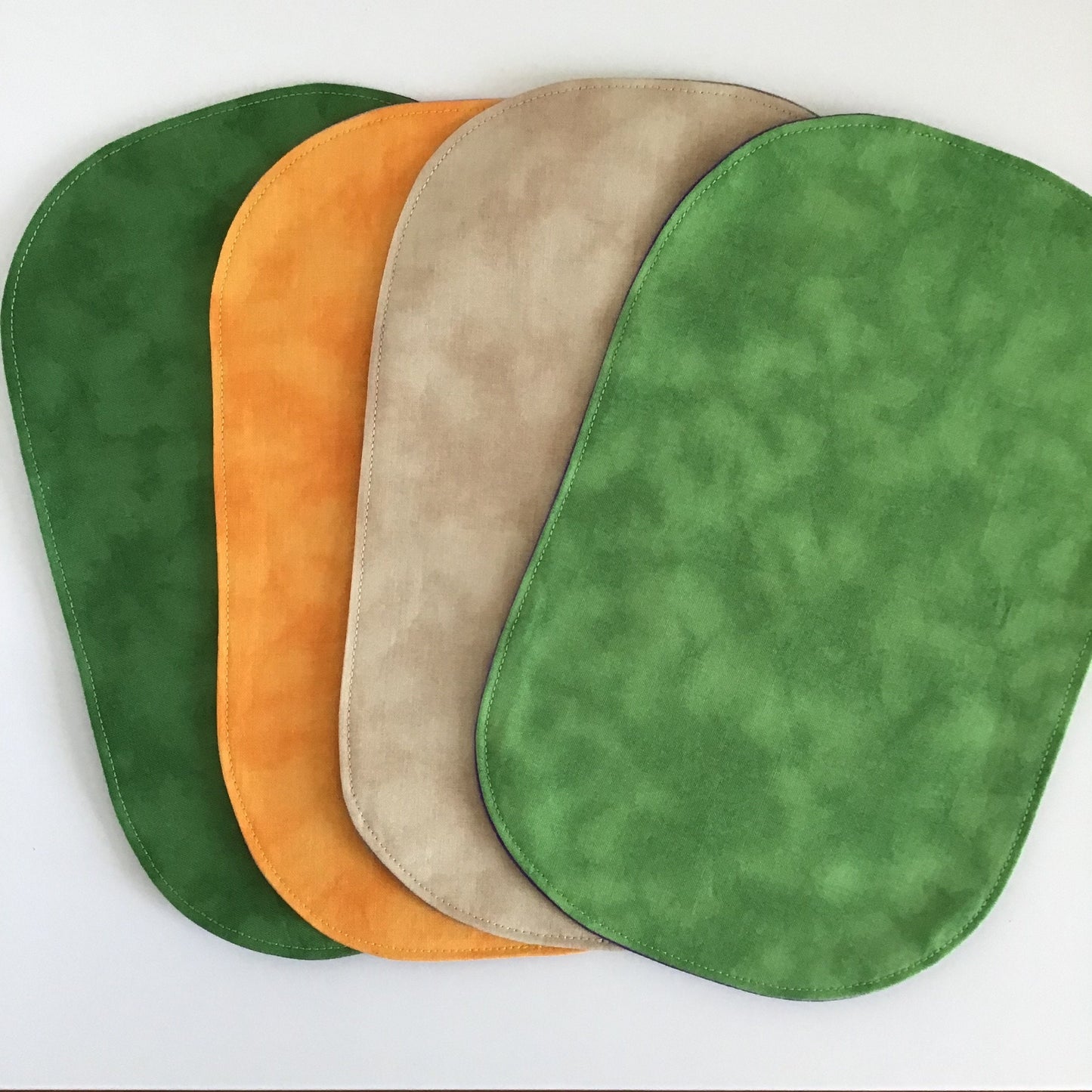 Mini Tray Play Mat Set - Autumn & Halloween Themed - MADE TO ORDER - Reversible - Set of 4